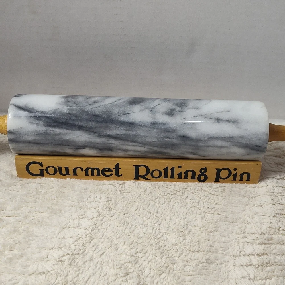 Beautiful Gourmet Rolling Pin Marble Heavy